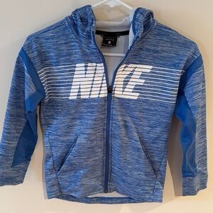 Nike dri-fit women’s Blue Full-Zip Jacket with pockets-XS